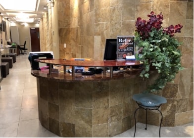 front desk at Envy Smile Dental Spa