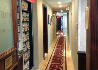 hall at Envy Smile Dental Spa