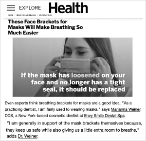 Health: These Face Brackets for Masks Will Make Breathing So Much Easier