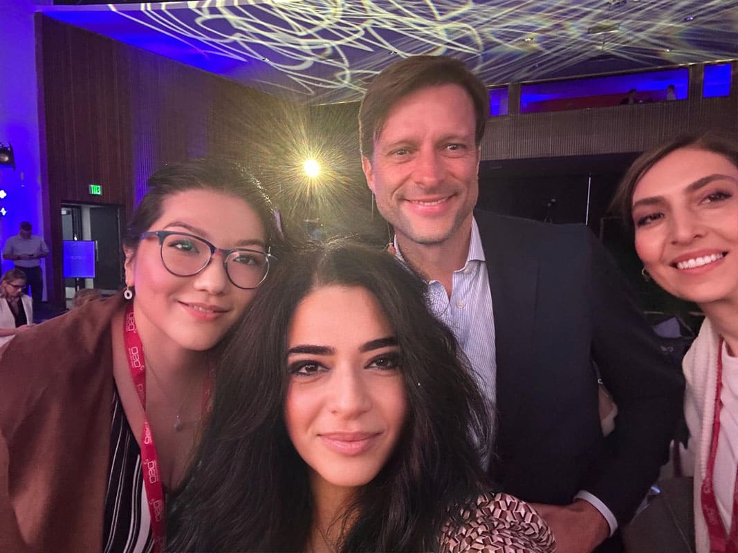 Dr. Marianna Weiner with Dr. Christian Coachman