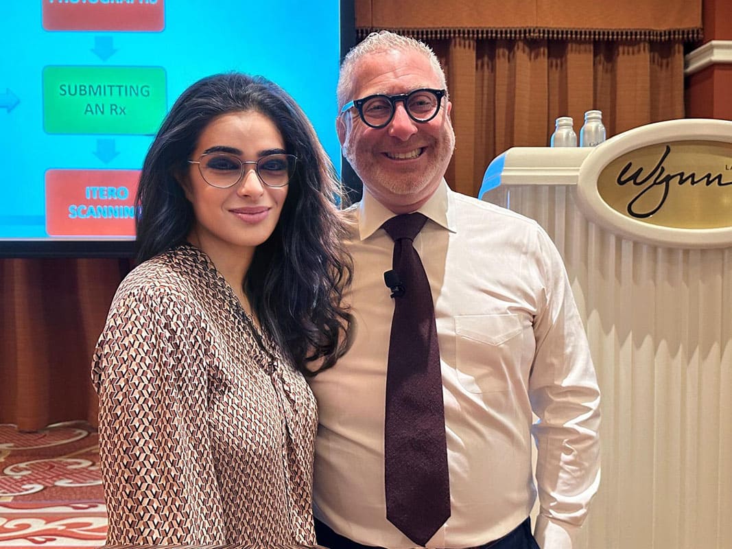 Dr. Marianna Weiner with Dr. Galler President of AACA