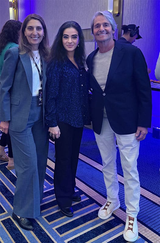 Dr. Marianna Weiner with Dr. Larry Rosenthal