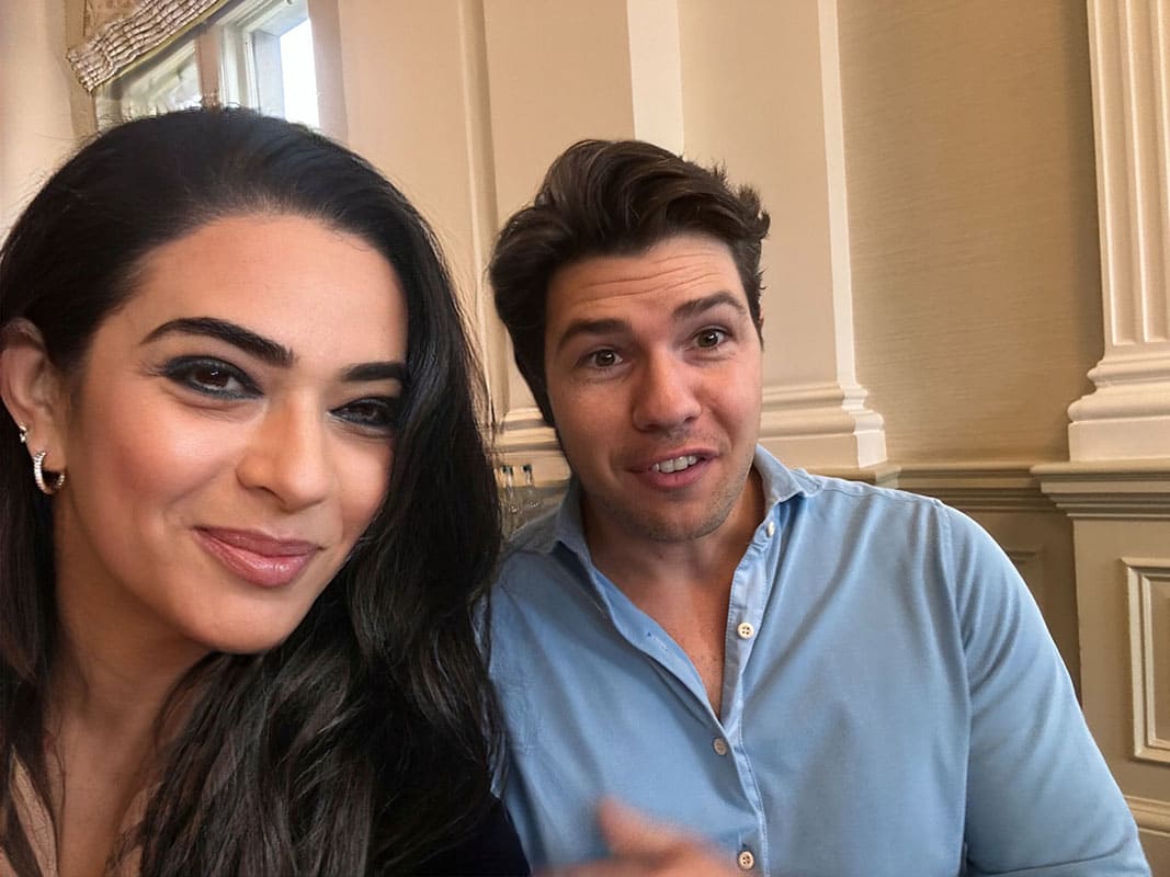 Dr. Marianna Weiner with Dr. Rhodri Thomas BDS