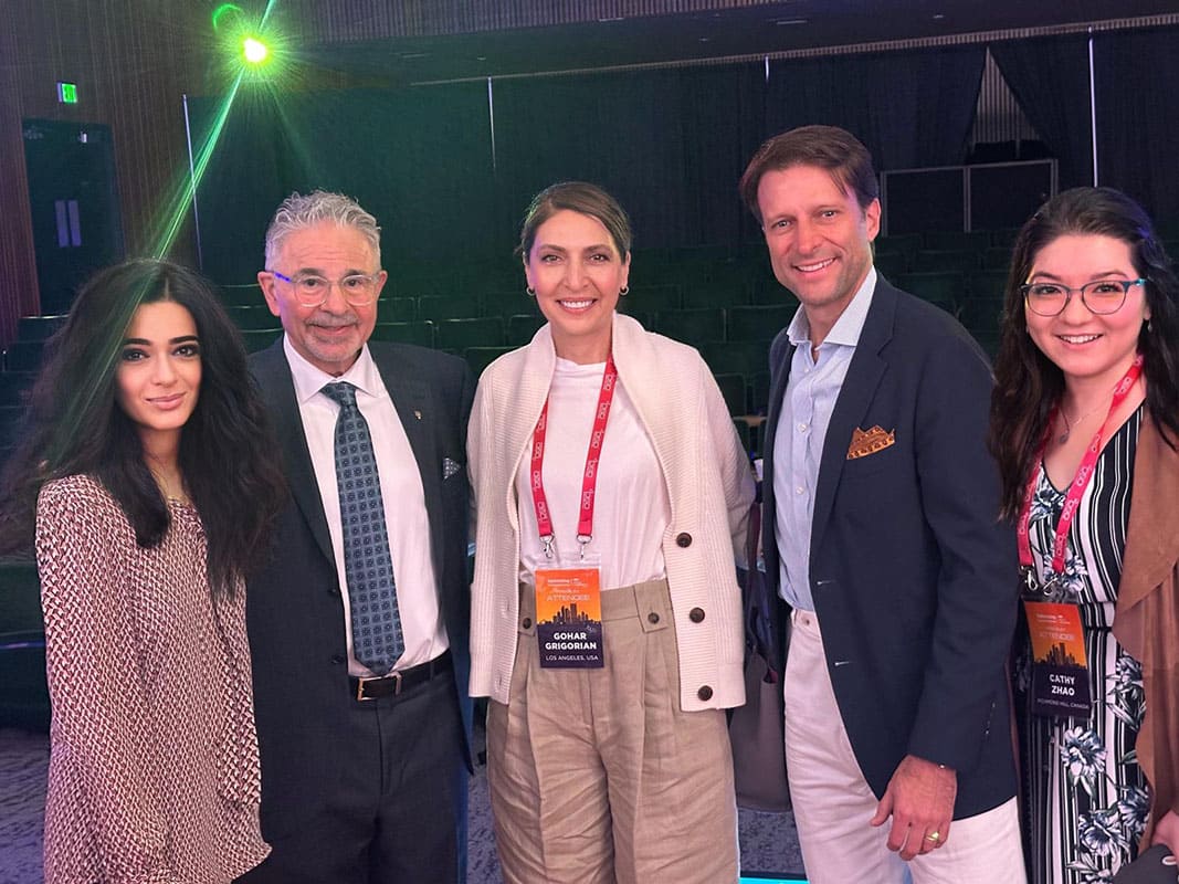 Dr. Marianna Weiner with John C. Kois, D.M.D., M.S.D. and Dr. Christian Coachman